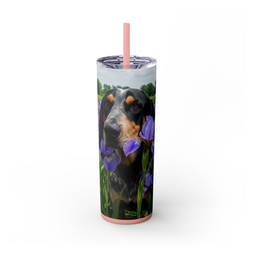 Skinny Tumbler with Straw – 20 oz Stainless Steel Cup