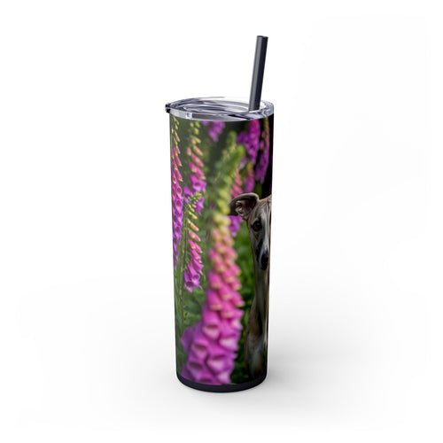 Skinny Tumbler with Straw – 20 oz Stainless Steel Cup