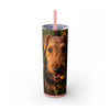Skinny Tumbler with Straw – 20 oz Stainless Steel Cup