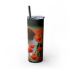 Skinny Tumbler with Straw – 20 oz Stainless Steel Cup