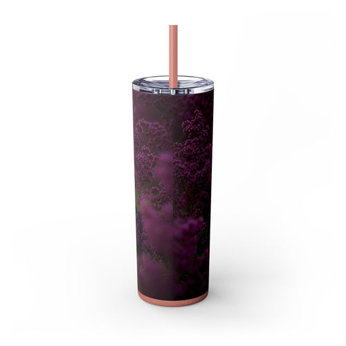 Skinny Tumbler with Straw – 20 oz Stainless Steel Cup