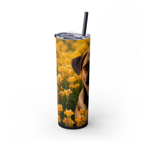 Skinny Tumbler with Straw – 20 oz Stainless Steel Cup