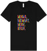Tie Dye Mom Bruh Unisex V-Neck Shirt