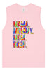 Tie Dye Mom Bruh Muscle Tank