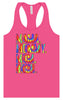 Tie Dye Mom Bruh Women's Racerback Tank