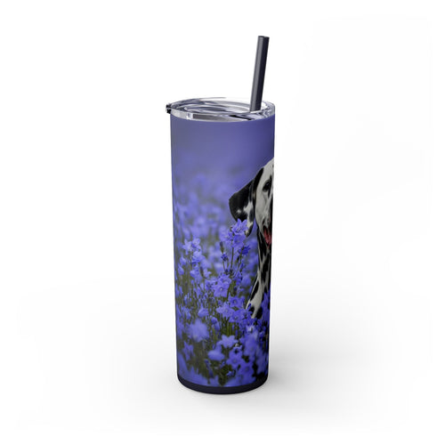 Skinny Tumbler with Straw – 20 oz Stainless Steel Cup