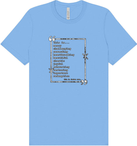 This is Foster Care Adult Bella Canvas Shirt