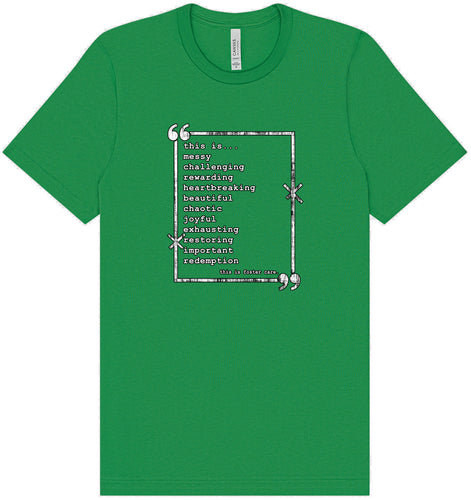 This is Foster Care Adult Bella Canvas Shirt