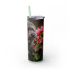 Skinny Tumbler with Straw – 20 oz Stainless Steel Cup