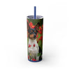 Skinny Tumbler with Straw – 20 oz Stainless Steel Cup