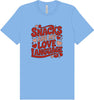 Snacks are My Love Language Adult Bella Canvas Shirt