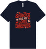Snacks are My Love Language Adult Bella Canvas Shirt