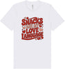 Snacks are My Love Language Adult Bella Canvas Shirt