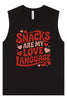 Snacks are My Love Language Muscle Tank