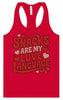 Snacks are My Love Language Women's Racerback Tank