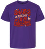 Snacks are My Love Language Children's Gildan Soft Shirt