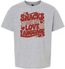 Snacks are My Love Language Children's Gildan Soft Shirt