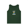 Pride Cat Mom Unisex Heavy Cotton Tank Top (8 Colors)