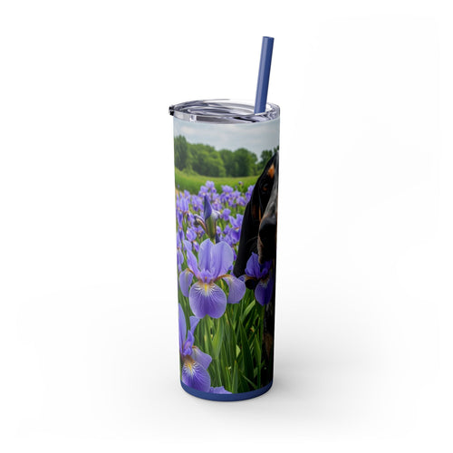 Skinny Tumbler with Straw – 20 oz Stainless Steel Cup