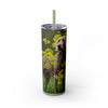 Skinny Tumbler with Straw – 20 oz Stainless Steel Cup
