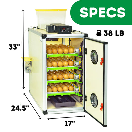 180 Eggs Incubator Kit (120 Set + 60 Hatch)