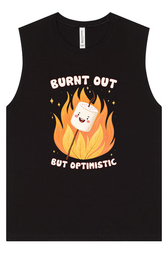 Burnt Out but Optimistic Muscle Tank