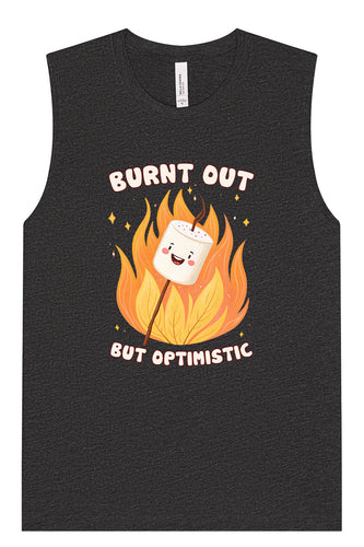 Burnt Out but Optimistic Muscle Tank