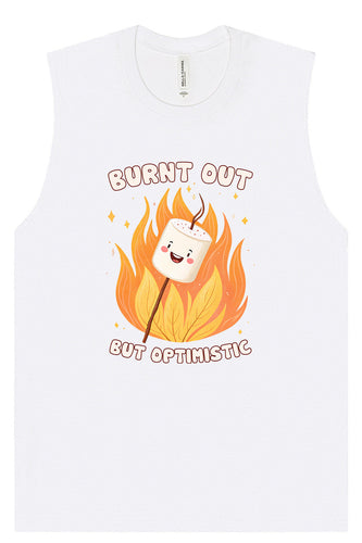 Burnt Out but Optimistic Muscle Tank