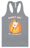 Burnt Out but Optimistic Women's Racerback Tank