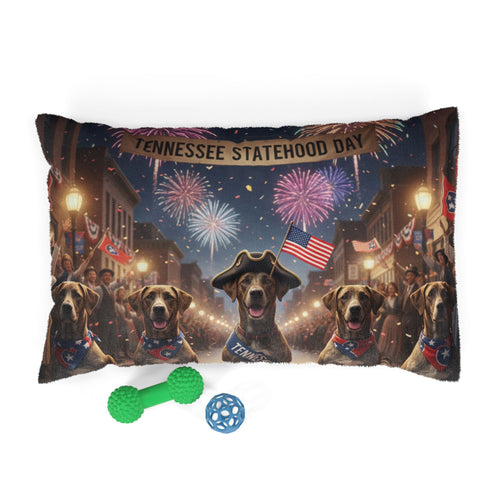 Tennessee Statehood Celebration Dog Bed