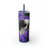 Skinny Tumbler with Straw – 20 oz Stainless Steel Cup