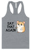 Say That Again Women's Racerback Tank