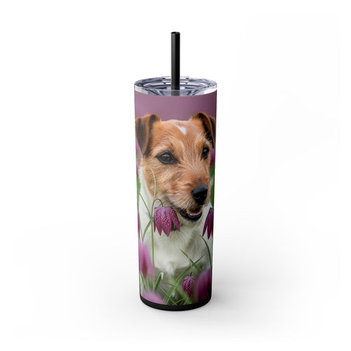 Skinny Tumbler with Straw – 20 oz Stainless Steel Cup