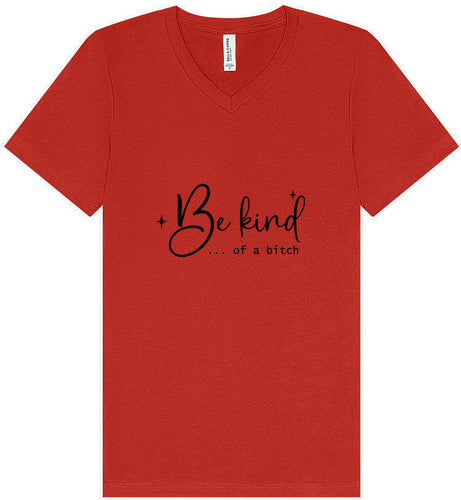 Be Kind of a Bitch Unisex V-Neck Shirt