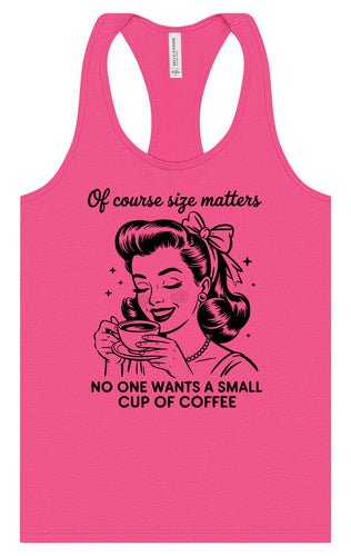 No Small Coffees Women's Racerback Tank