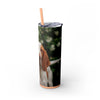 Skinny Tumbler with Straw – 20 oz Stainless Steel Cup