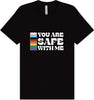 Safe With Me Adult Bella Canvas Shirt
