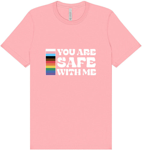Safe With Me Adult Bella Canvas Shirt