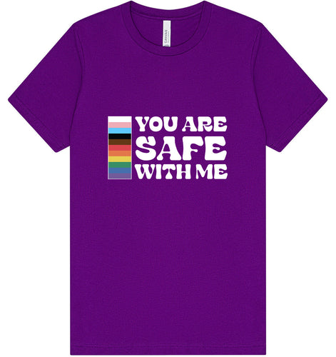 Safe With Me Adult Bella Canvas Shirt