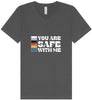 Safe With Me Unisex V-Neck Shirt