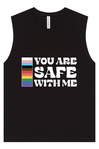 Safe With Me Muscle Tank