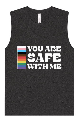 Safe With Me Muscle Tank