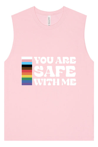 Safe With Me Muscle Tank