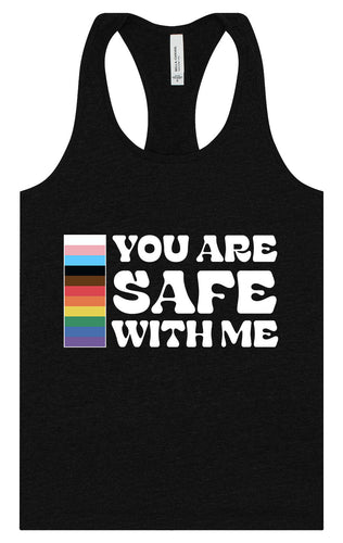 Safe With Me Women's Racerback Tank
