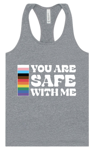 Safe With Me Women's Racerback Tank
