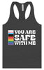 Safe With Me Women's Racerback Tank
