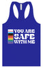 Safe With Me Women's Racerback Tank