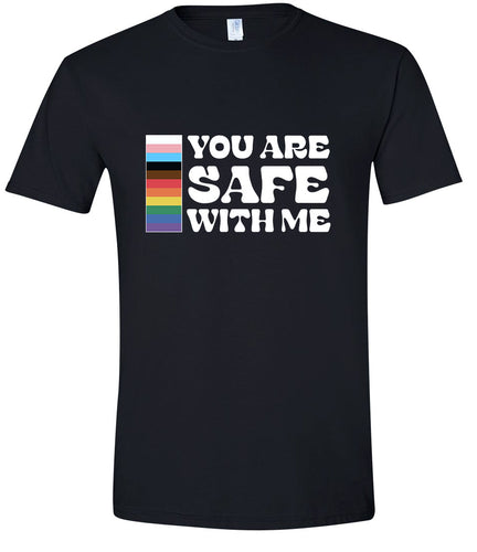 Safe With Me Adult Gildan Soft Shirt