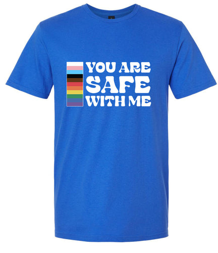 Safe With Me Adult Gildan Soft Shirt