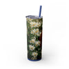 Skinny Tumbler with Straw – 20 oz Stainless Steel Cup